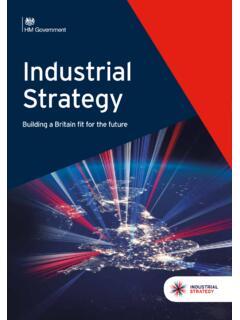 Industrial Strategy: building a Britain fit for the future