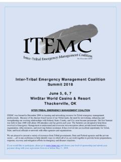 Inter-Tribal Emergency Management Coalition …