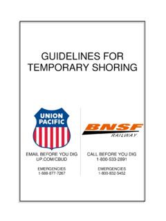 GUIDELINES FOR TEMPORARY SHORING