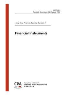 Financial Instruments - Hong Kong Institute of Certified ...