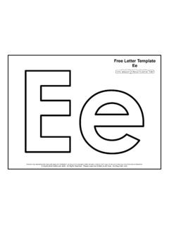 Free Letter Template Ee - Quality Kids Crafts