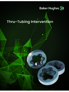 Thru-Tubing Intervention - Baker Hughes