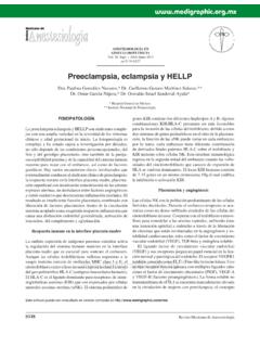 Preeclampsia, eclampsia y HELLP - medigraphic.com