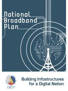 National Broadband Plan - DICT