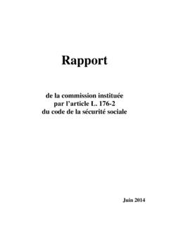 de la commission institu&#233;e par ... - securite-sociale.fr