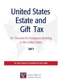 United States Estate and Gift Tax - kplaw.com