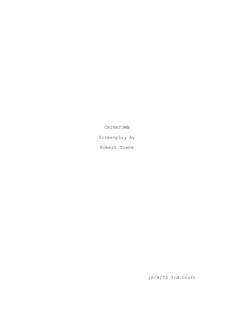 CHINATOWN Screenplay by Robert Towne