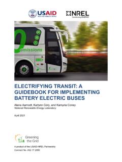 Electrifying Transit: A Guidebook for Implementing Battery ...
