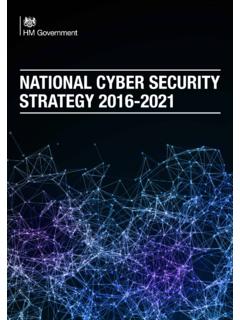 National Cyber Security Strategy 2016-2021 - GOV.UK