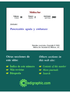 Pancreatitis aguda y embarazo - medigraphic.com