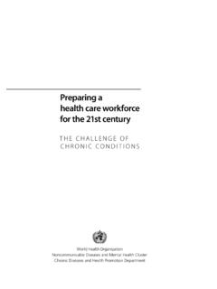 Preparing a health care workforce for the 21st century