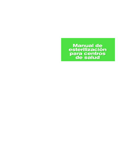 Manual de esterilizaci&#243;n para centros - paho.org