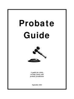 Probate Guide - tncourts.gov