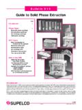 Guide to Solid Phase Extraction - Sigma-Aldrich