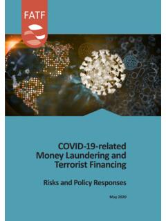 COVID-19-related Money Laundering and Terrorist Financing
