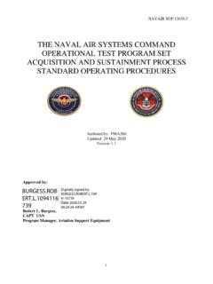 THE NAVAL AIR SYSTEMS COMMAND OPERATIONAL TEST …