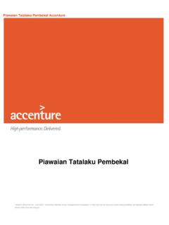 Piawaian Tatalaku Pembekal - Accenture