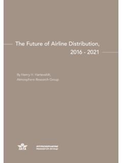 The Future of Airline Distribution, 2016 - 2021