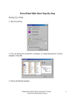 PowerPoint Slide Show Step -By -Step
