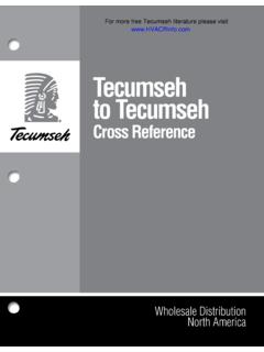 Tecumseh to Tecumseh - HVAC