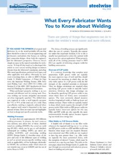 What Every Fabricator Wants You to Know about Welding  …