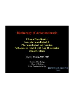 Biotherapy of Arteriosclerosis - circulation.or.kr
