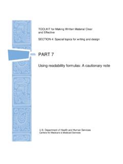 Toolkit for Making Written Material Clear and Effective