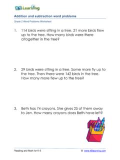 Grade 2 Mixed Addition and Subtraction Word Problems A