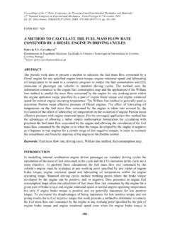 A METHOD TO CALCULATE THE FUEL MASS FLOW RATE …