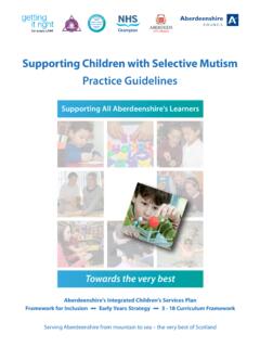 Supporting Children with Selective Mutism