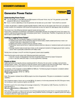 Generator Power Factor - Cashman Equipment Co.