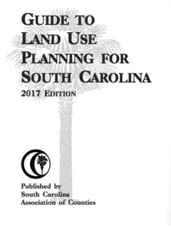 GUIDE TO LAND USE PLANNING FOR SOUTH CAROLINA