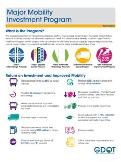 Major Mobility Investment Program