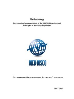 Methodology for Assessing Implementation of the IOSCO ...