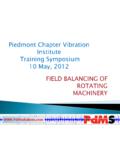 Piedmont Chapter Vibration Institute Training Symposium 10 ...
