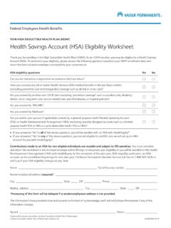 Federal Employees Health Benefits | Health Savings Account ...