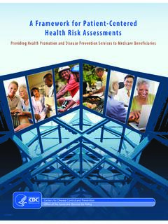 A Framework for Patient-Centered Health Risk Assessments