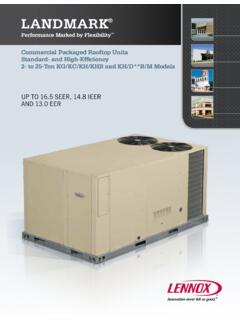 Commercial Packaged Rooftop Units Standard- and High ...