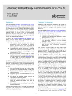 Interim guidance 21 March 2020 - World Health Organization