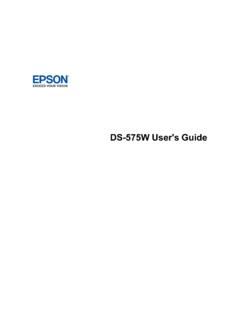 User's Guide - DS-575W - files.support.epson.com