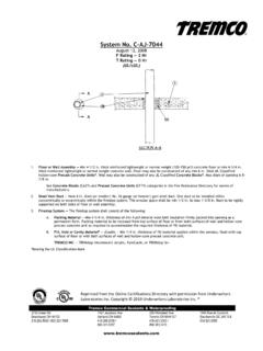 System No. C-AJ-7044 - Tremco Sealants