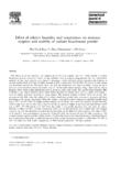 Effect of relative humidity and temperature on …