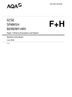 GCSE F+H SPANISH 8698/WF+WH - filestore.aqa.org.uk