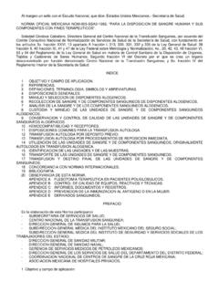 NORMA Oficial Mexicana NOM-003-SSA2-1993, …