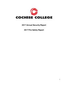 2017 Annual Security Report 2017 Fire Safety Report