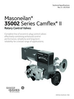 Masoneilan* 35002 Series Camflex* II - Valves