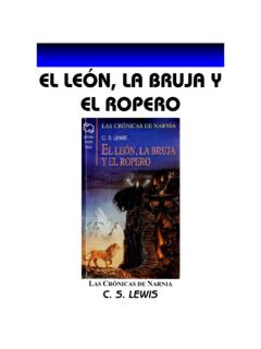 EL LE&#211;N, LA BRUJA Y EL ROPERO - mercaba.org