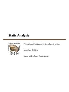 Principles of Software System Construction Jonathan ...