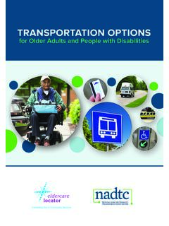 Transportation Options for Older Adults and People with ...