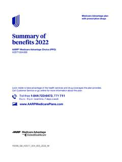 Summary of benefits 2022